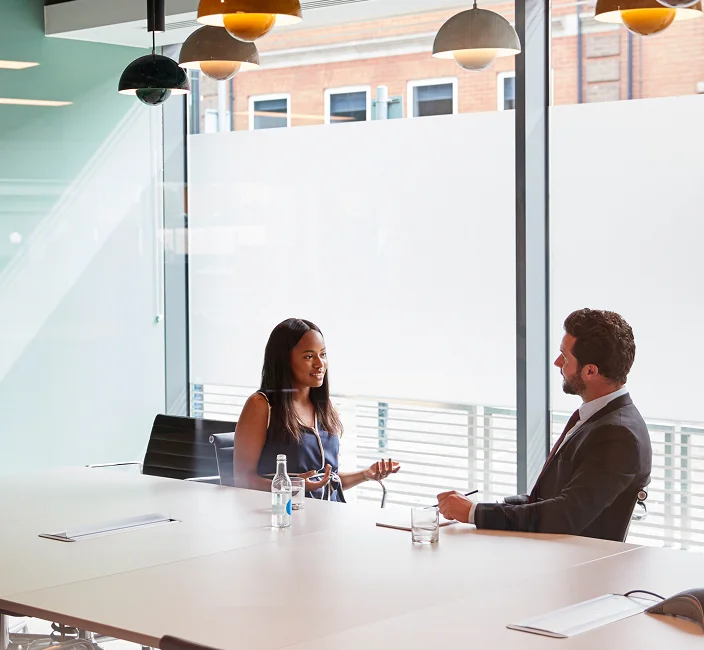 People in a meeting
